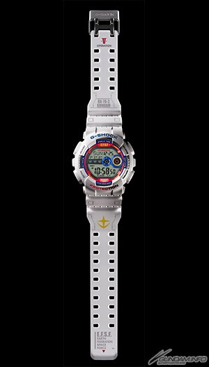 CASIO G-SHOCK นาฬิกาข้อมือ นาฬิกากันน้ำ นาฬิกาของแท้ ประกันศูนย์ CMG 1 ปี รุ่น GD-100 GUNDAM Mobile Suit นาฬิกาสีขาว