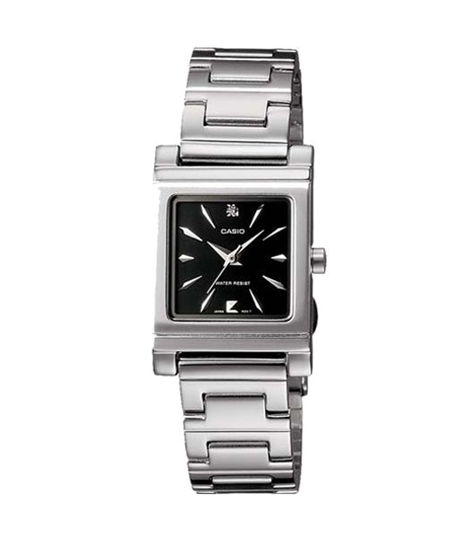 CASIO นาฬิกาคาสิโอ นาฬิกาข้อมือ นาฬิกากันน้ำ นาฬิกาของแท้ ประกันศูนย์ CMG 1 ปี รุ่น LTP-1237D-1A2 นาฬิกาสีเงิน