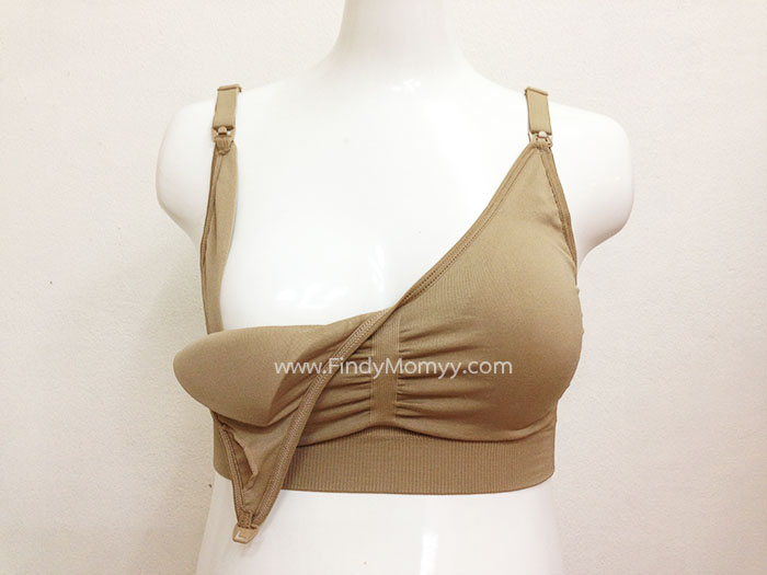 เสื้อในให้นม รุ่นสปอร์ต ผ้านิ่ม ยืดหยุ่นเยี่ยม สีเนื้อ มี3ไซส์ M, L, XL