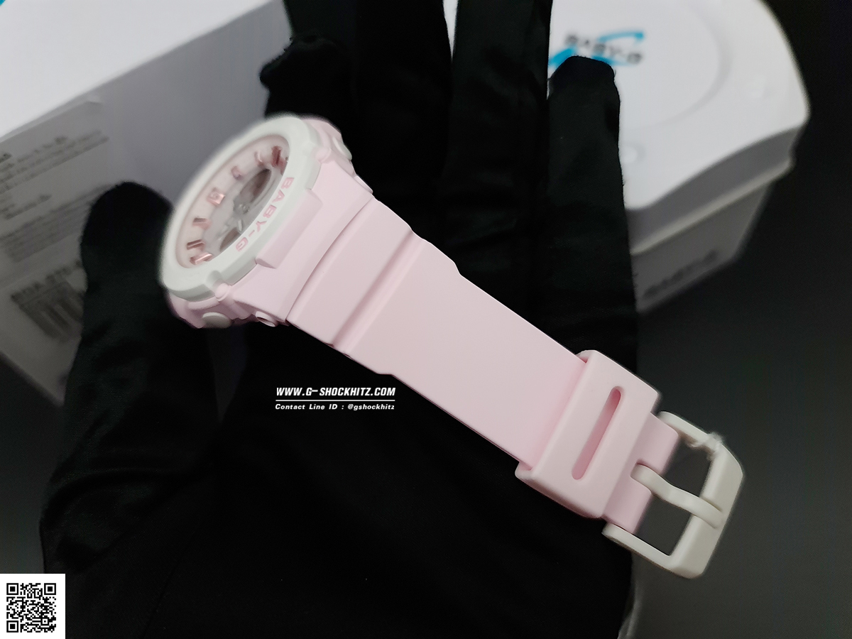 CASIO BABY-G นาฬิกาข้อมือ นาฬิกากันน้ำ นาฬิกาของแท้ ประกันศูนย์ CMG 1 ปี รุ่น BGA-270-4A นาฬิกาสีชมพู