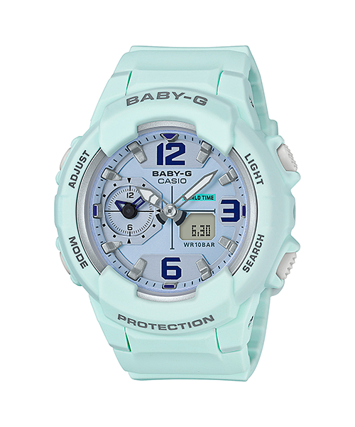 CASIO BABY-G นาฬิกาข้อมือ นาฬิกากันน้ำ นาฬิกาของแท้ ประกันศูนย์ CMG 1 ปี รุ่น BGA-230SC-3B นาฬิกาสีฟ้า