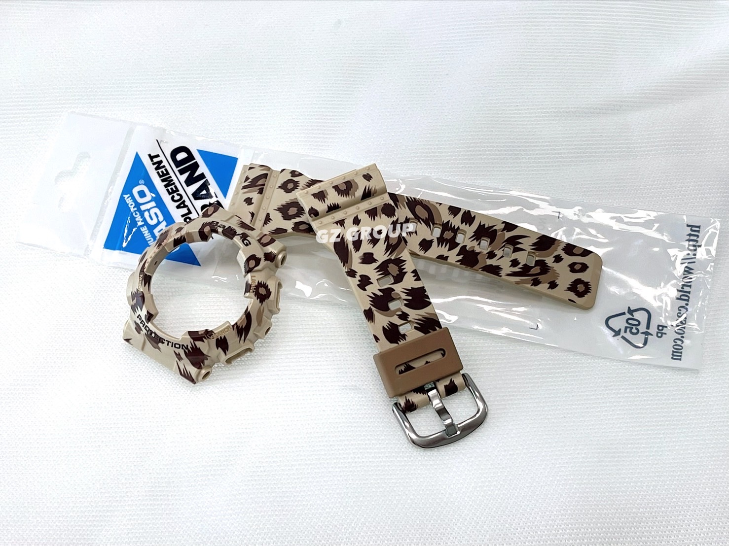 CASIO GENUINE FACTORY CASIO REPLACEMENT อะไหล่นาฬิกา BABY-G รุ่น BA-110LP-9 ชุดสายสีดำ