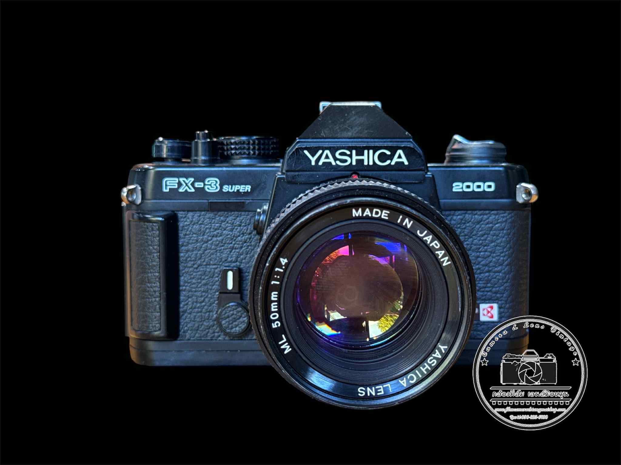 YASHICA FX-3 SUPER 2000 YASHICA ML 50MM.F1.4