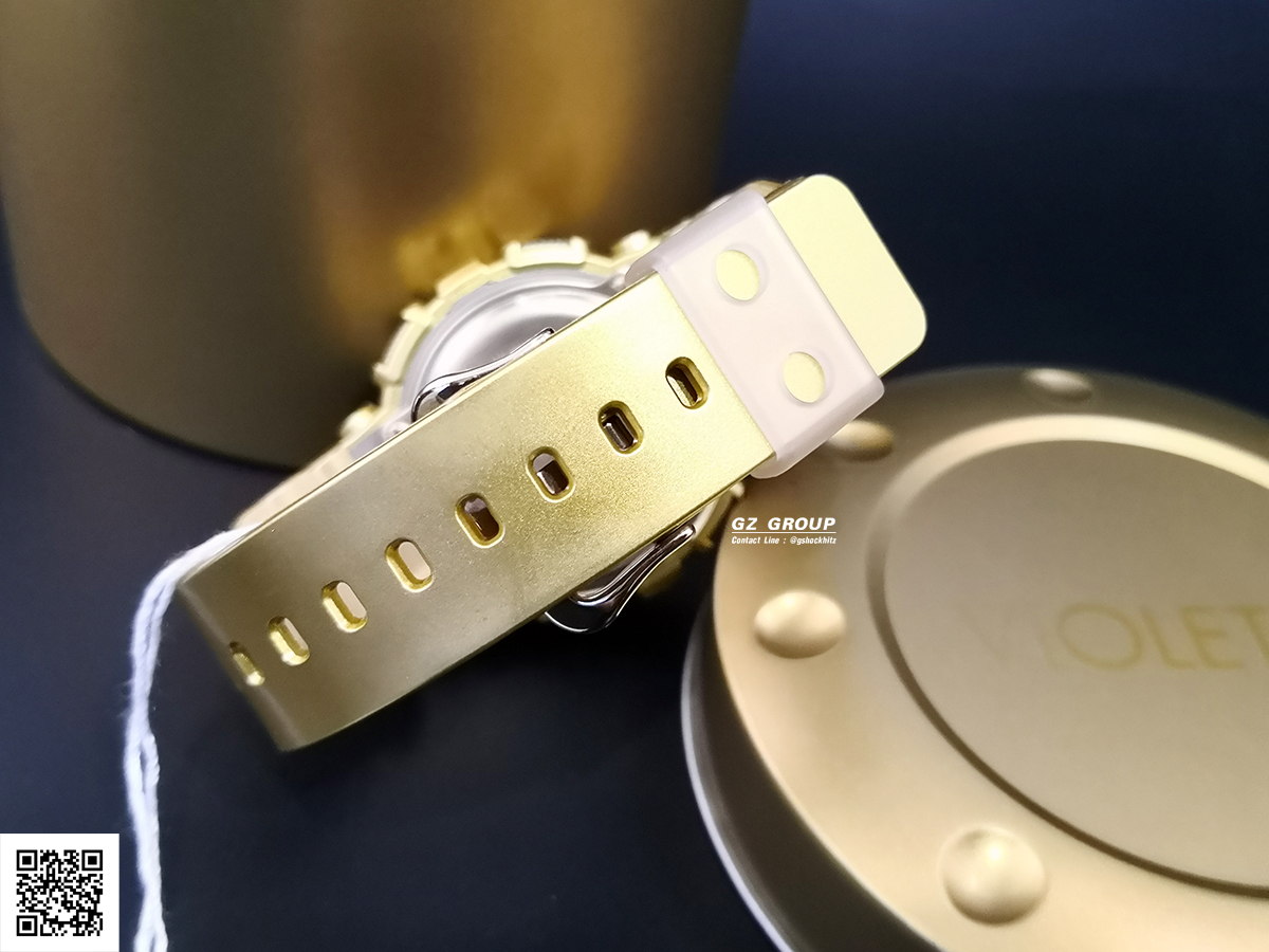 CASIO MID YEAR SALE G-SHOCK พร้อมส่ง นาฬิกาข้อมือ นาฬิกากันน้ำ นาฬิกาของแท้ ประกันศูนย์ CMG 1 ปี รุ่น GMA-S110VK-9ADR นาฬิกาสีทอง