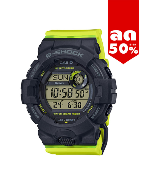 CASIO MID YEAR SALE G-SHOCK นาฬิกาข้อมือ นาฬิกากันน้ำ นาฬิกาของแท้ ประกันศูนย์ CMG 1 ปี รุ่น GMD-B800SC-1B นาฬิกาสีดำ