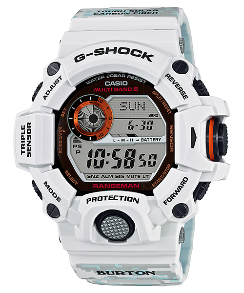 CASIO G-SHOCK นาฬิกาข้อมือ นาฬิกากันน้ำ นาฬิกาของแท้ ประกันศูนย์ CMG 1 ปี รุ่น GW-9400BTJ-8 นาฬิกาสีขาว