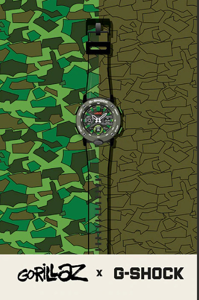 CASIO G-SHOCK นาฬิกาข้อมือ นาฬิกากันน้ำ นาฬิกาของแท้ ประกันศูนย์ CMG 1 ปี รุ่น GA-2000GZ-3A นาฬิกาสีเขียว