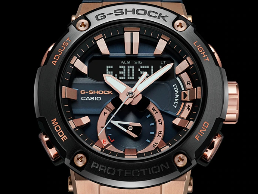 CASIO G-SHOCK นาฬิกาข้อมือ นาฬิกากันน้ำ นาฬิกาของแท้ ประกันศูนย์ CMG 1 ปี รุ่น GST-B200G-2A นาฬิกาสีน้ำเงิน