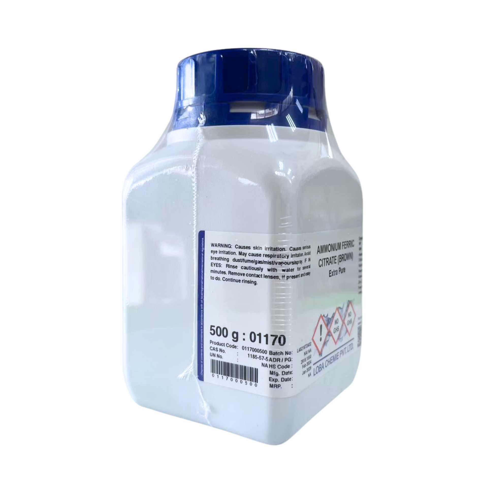 Ammonium Ferric Citrate (Brown), Extra Pure 500 g. Loba Chemie™