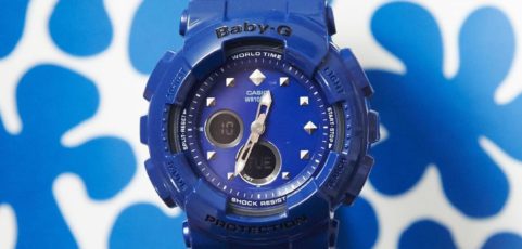 CASIO BABY-G นาฬิกาข้อมือ นาฬิกากันน้ำ นาฬิกาของแท้ ประกันศูนย์ CMG 1 ปี รุ่น BA-125-2A นาฬิกาสีน้ำเงิน