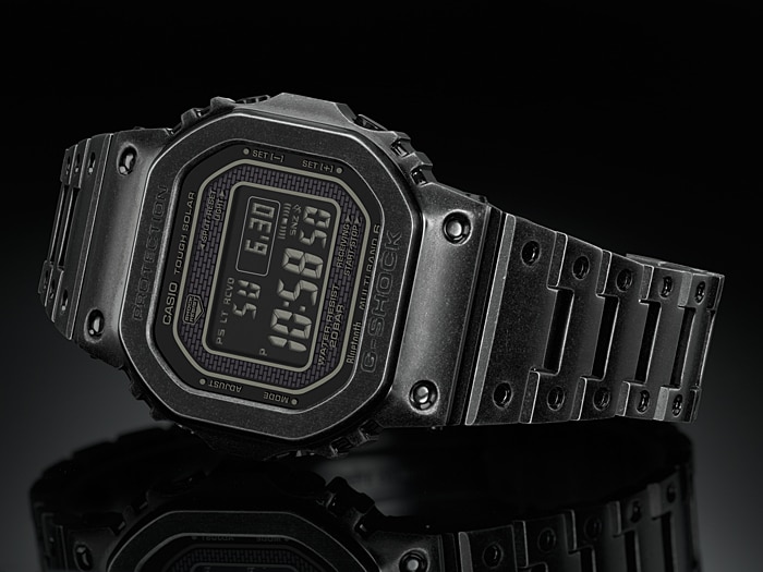 CASIO G-SHOCK นาฬิกาข้อมือ นาฬิกากันน้ำ นาฬิกาของแท้ ประกันศูนย์ CMG 1 ปี รุ่น GMW-B5000V-1D นาฬิกาสีดำ