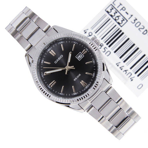 CASIO นาฬิกาคาสิโอ นาฬิกาข้อมือ นาฬิกากันน้ำ นาฬิกาของแท้ ประกันศูนย์ CMG 1 ปี รุ่น LTP-1302D-1A2 นาฬิกาสีเงิน