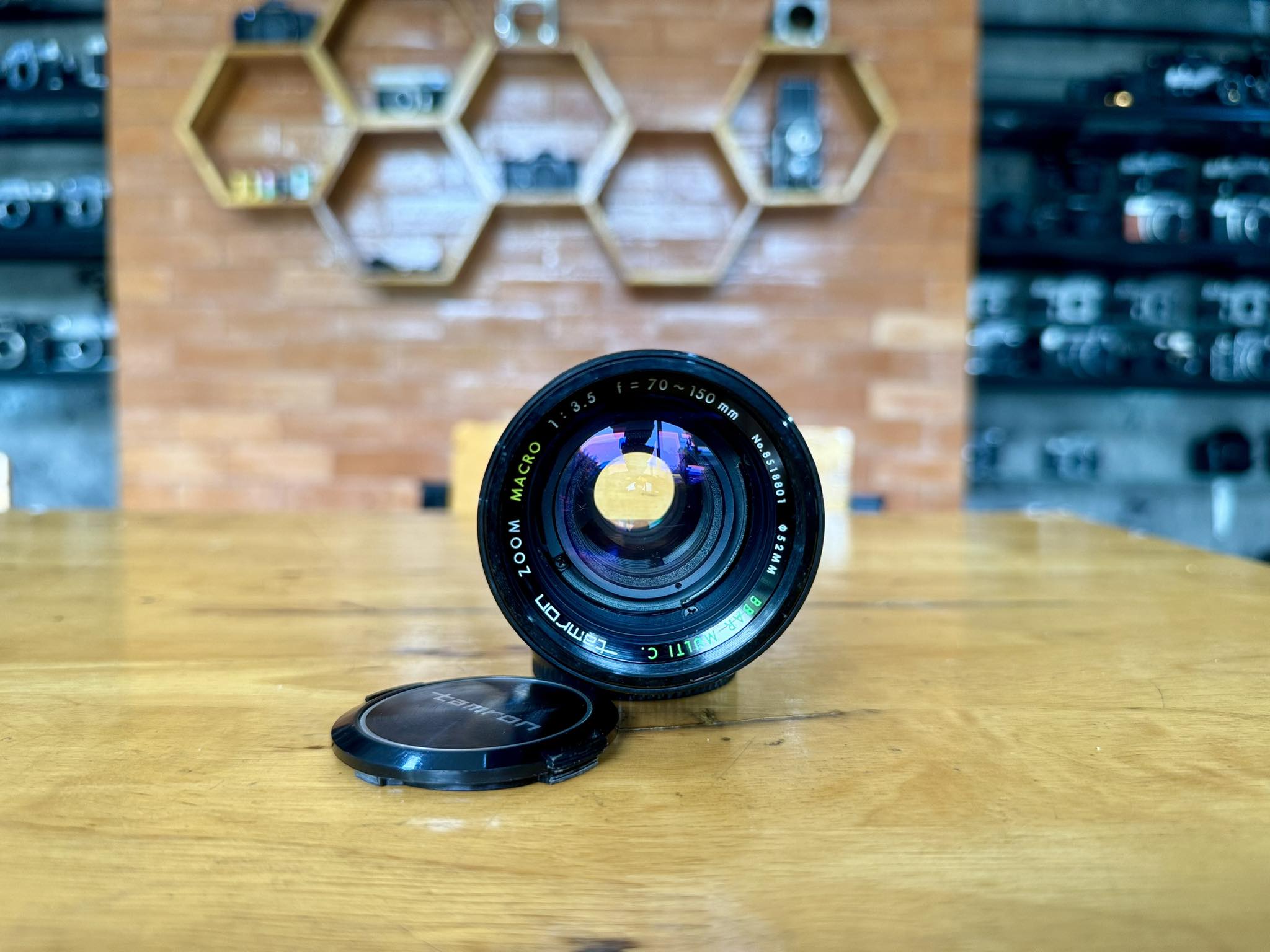 TAMRON ZOOM MACRO 70-150MM.F3.5 BBAR MULTI C. TAMRON ADAPTER FOR FD MOUNT