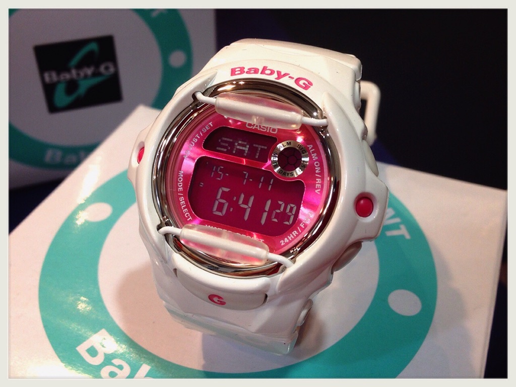 CASIO BABY-G นาฬิกาข้อมือ นาฬิกากันน้ำ นาฬิกาของแท้ ประกันศูนย์ CMG 1 ปี รุ่น BG-169R-7D นาฬิกาสีขาว
