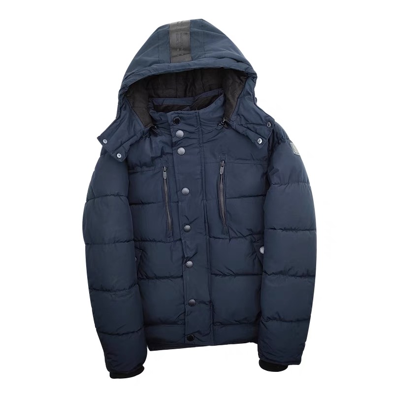 เสื้อกันหนาว เสื้อฮู้ดเฟอร์ บุนวมอุ่น สีขาว แบรนด์ SMOG (padded puffer coat ขาว