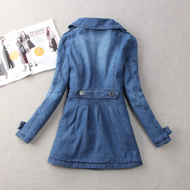เสื้อโค้ท เสื้อคลุมยาว ผ้ายีนส์ ซีด ZARA แต่งกระดุม2แถว เนื้อผ้าหนา อุ่น Size S/M/L