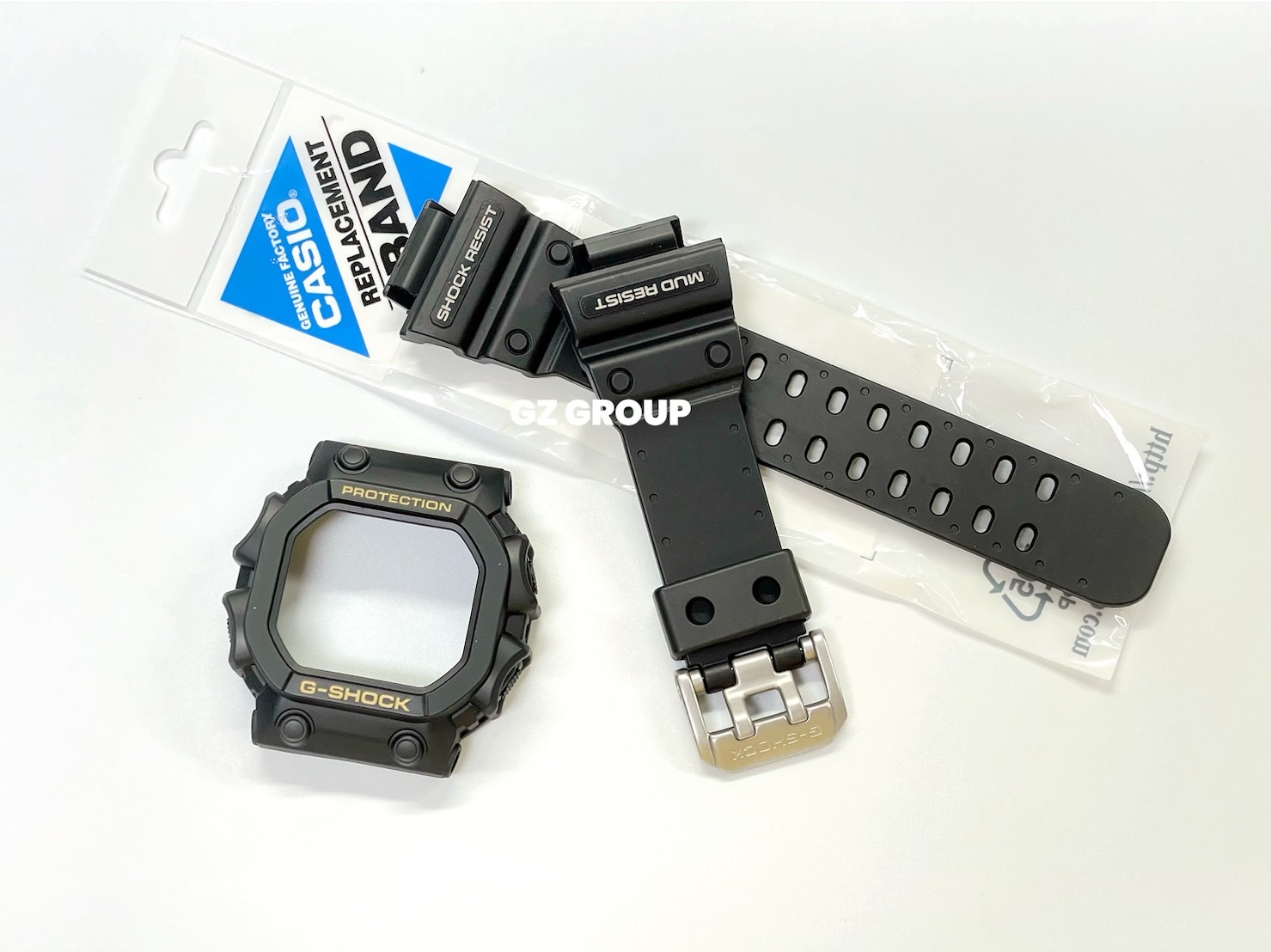 CASIO GENUINE FACTORY CASIO REPLACEMENT อะไหล่นาฬิกา G-SHOCK พร้อมส่ง รุ่น GX-56-1B กรอบสายสีดำ