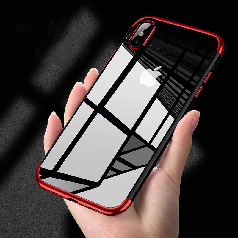 เคสใส ขอบเมทัลลิค iPhone X CAFELE