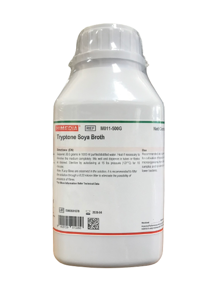 Soyabean Casein Digest Medium (Tryptone Soya Broth) 500 g. HIMEDIA®