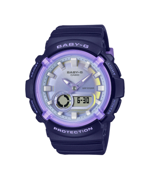 CASIO BABY-G นาฬิกาข้อมือ นาฬิกากันน้ำ นาฬิกาของแท้ ประกันศูนย์ CMG 1 ปี รุ่น BGA-280DR-2A นาฬิกาสีน้ำเงิน