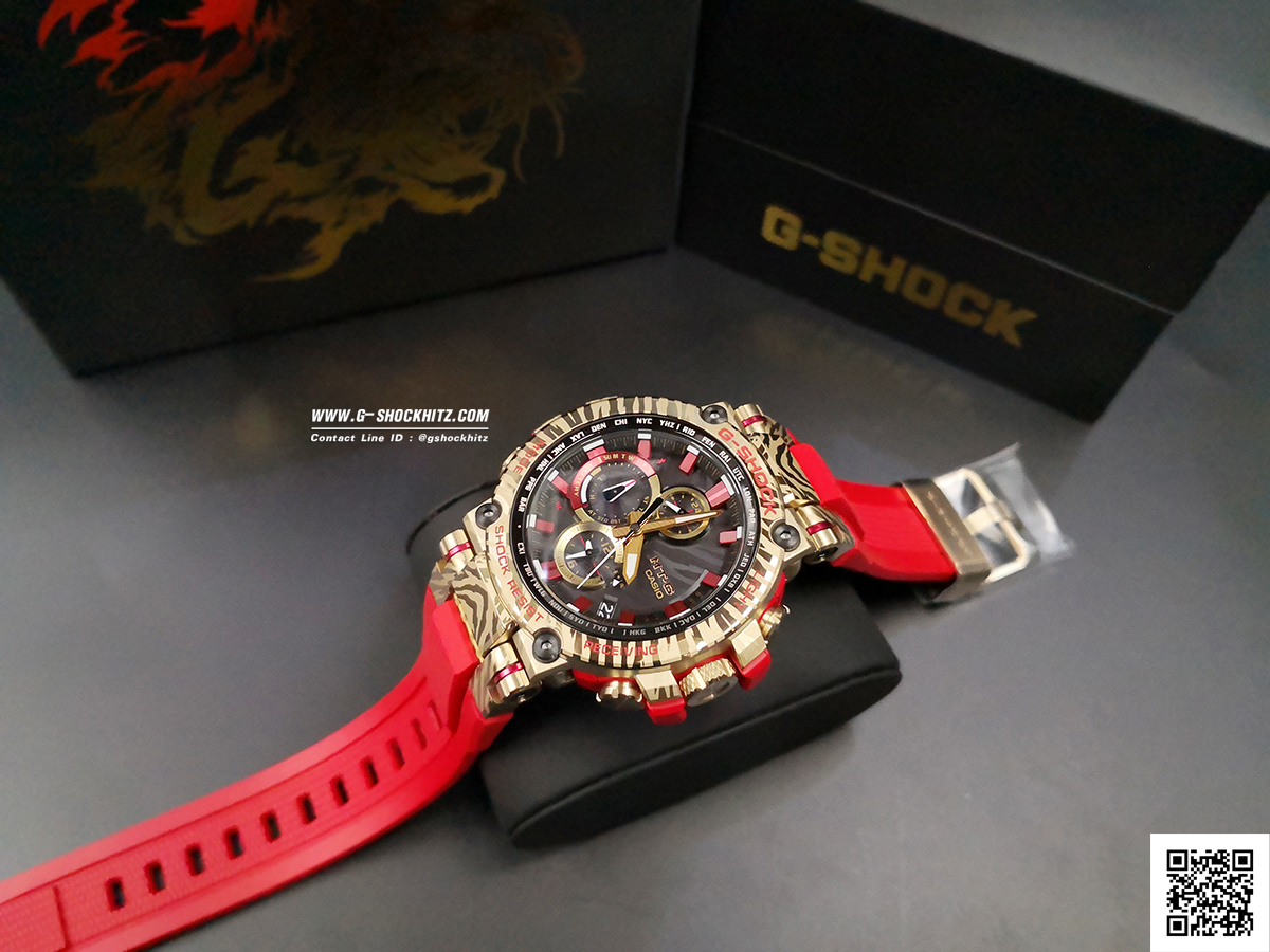CASIO G-SHOCK นาฬิกาข้อมือ นาฬิกากันน้ำ นาฬิกาของแท้ ประกันศูนย์ CMG 1 ปี รุ่น MTG-B1000CX-4A นาฬิกาสีแดง