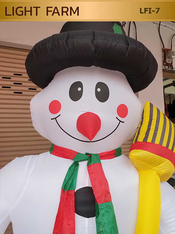 ตุ๊กตาเป่าลมไฟฟ้า อุปกรณ์ตกแต่งวันคริสต์มาส วันปีใหม่