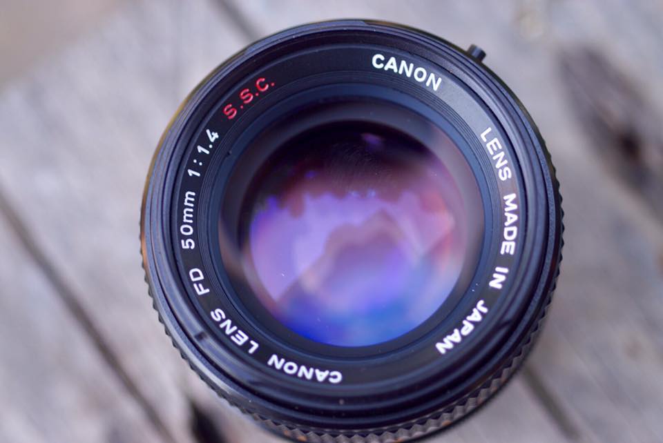CANON FD LENS 50MM. F1.4S.S.C