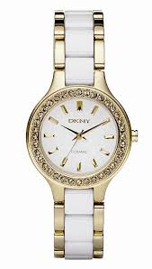 DKNY Ceramica Gold-tone Ladies Watch NY8140