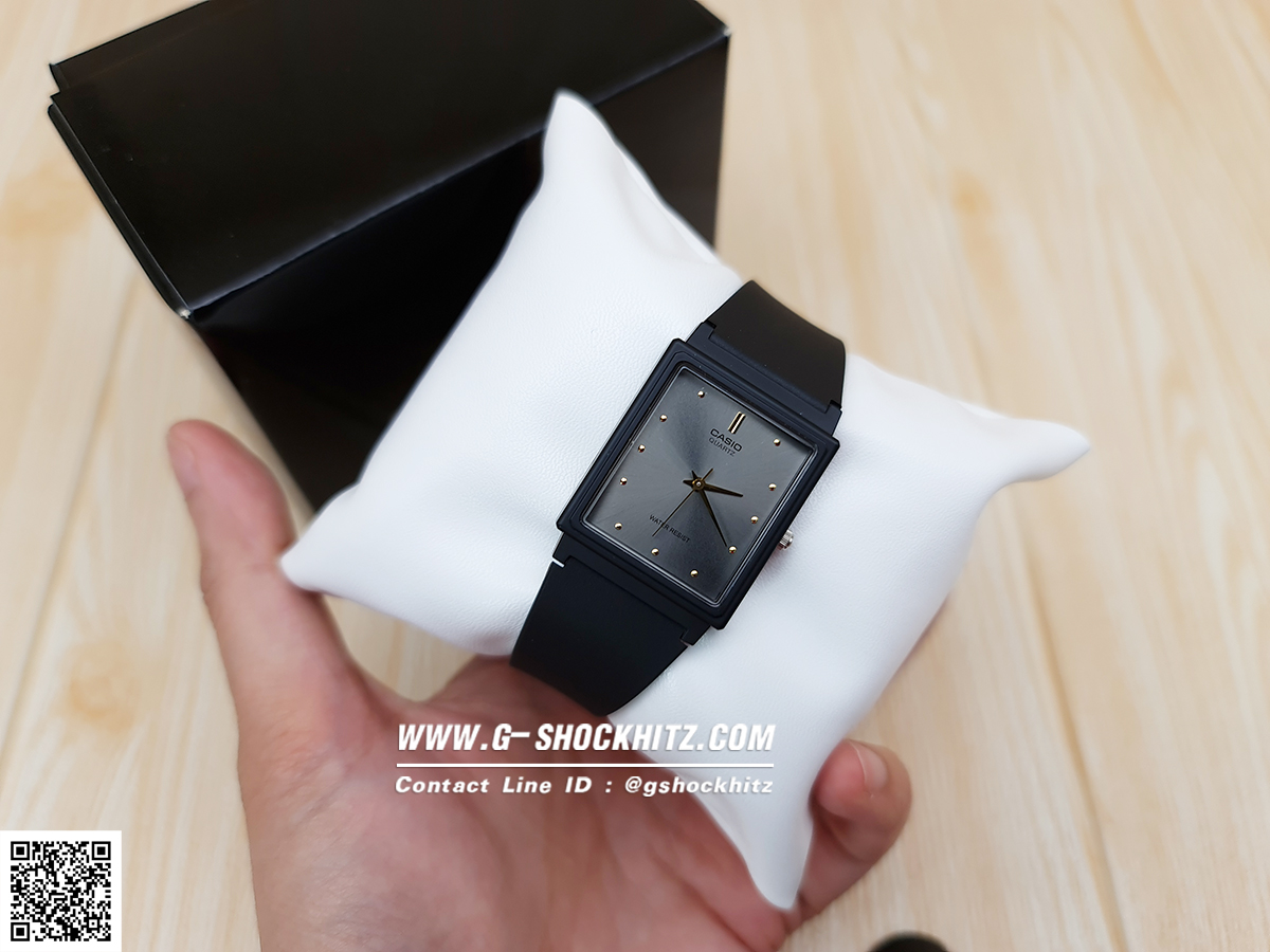 CASIO MID YEAR SALE นาฬิกาคาสิโอ พร้อมส่ง นาฬิกาข้อมือ นาฬิกากันน้ำ นาฬิกาของแท้ BTS ประกันศูนย์ CMG 1 ปี รุ่น MQ-38-8A นาฬิกาสีดำ
