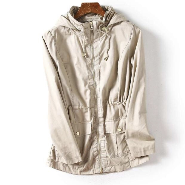 Beverly Polo เสื้อฮู้ดทหาร เสื้อคลุม สีครีมกากี หมวกฮู้ด เสื้อปาร์กา เสื้อ นอก งานสวย เท่ห์มากคะ Size S/M/L/XL สำเนา สำเนา สำเนา สำเนา สำเนา ครีมกากี