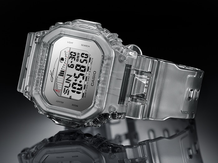 CASIO G-SHOCK นาฬิกาข้อมือ นาฬิกากันน้ำ นาฬิกาของแท้ ประกันศูนย์ CMG 1 ปี รุ่น GLX-5600KI-7 นาฬิกาสีเทา