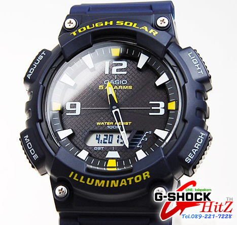 CASIO นาฬิกาคาสิโอ นาฬิกาข้อมือ นาฬิกากันน้ำ นาฬิกาของแท้ ประกันศูนย์ CMG 1 ปี รุ่น AQ-S810W-2A นาฬิกาสีกรม