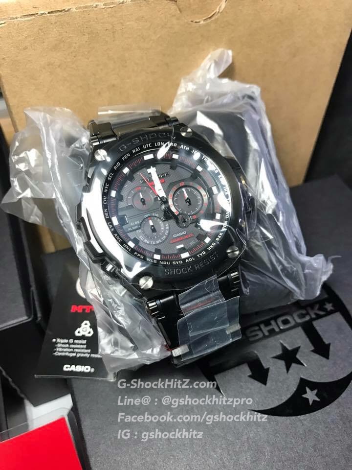 CASIO G-SHOCK นาฬิกาข้อมือ นาฬิกากันน้ำ นาฬิกาของแท้ ประกันศูนย์ CMG 1 ปี รุ่น MTG-S1030BD-1A นาฬิกาสีดำ