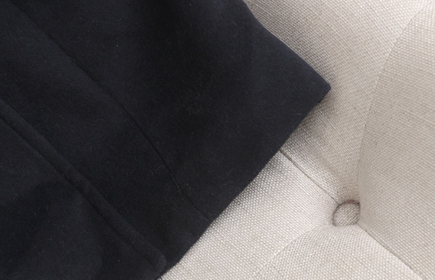 เสื้อโค้ท เสื้อกันหนาว โค้ทวูล แต่งฮู้ด แบรนด์ Stradivarius สำเนา สำเนา เทา/ดำ