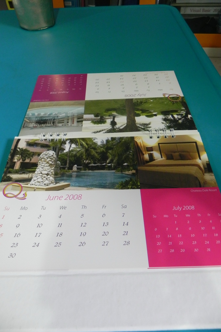 ปฏิทิน บริษัท QVC ปี 2551