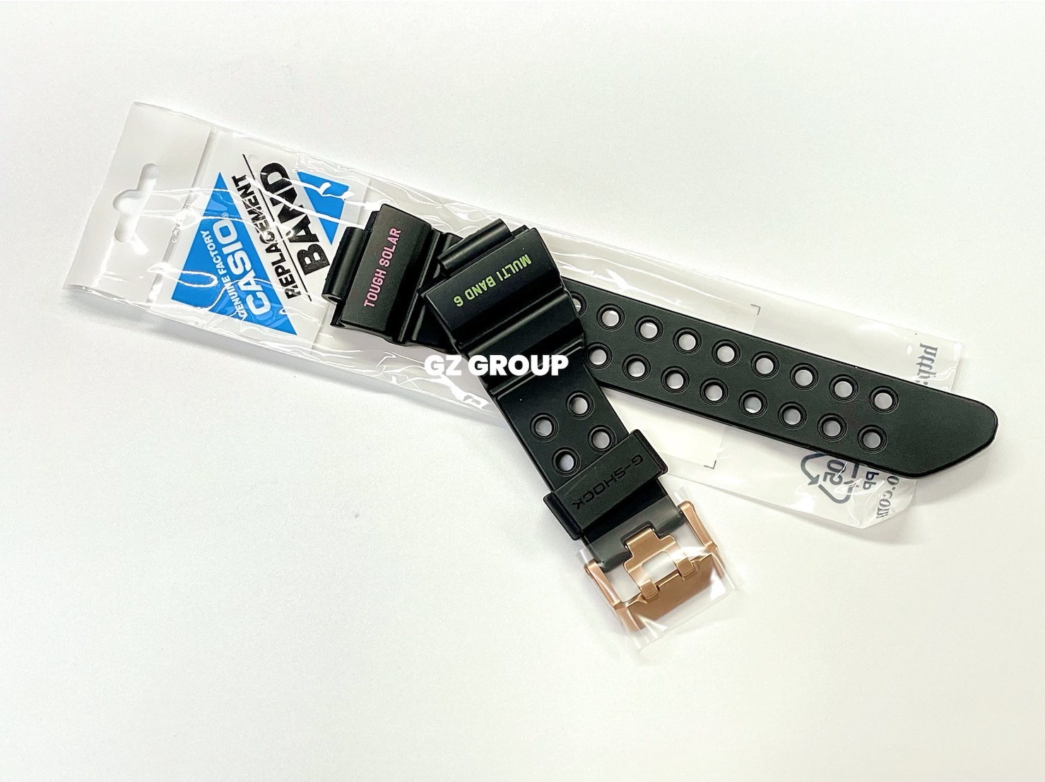 CASIO GENUINE FACTORY CASIO REPLACEMENT อะไหล่นาฬิกา G-SHOCK รุ่น GWF-A1000BRT-1 กรอบสายสีน้ำเงิน