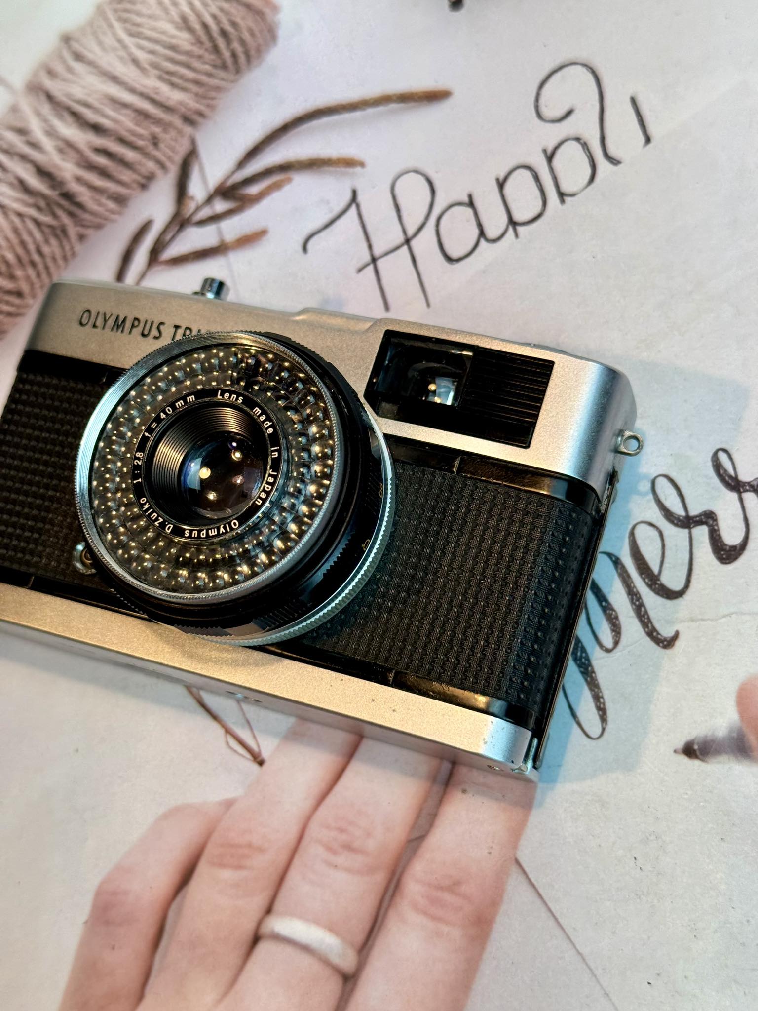 OLYMPUS TRIP 35 OLYMPUS D.ZUIKO 40MM.F2.8 - ฟิล์มคาเมร่า