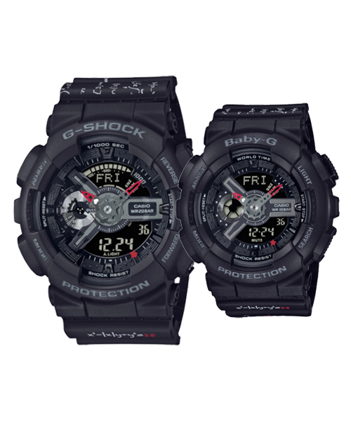 CASIO MID YEAR SALE LOVESET พร้อมส่ง นาฬิกาคาสิโอ นาฬิกาข้อมือ นาฬิกากันน้ำ นาฬิกาของแท้ ประกันศูนย์ CMG 1 ปี รุ่น LOV-21A-1A นาฬิกาสีดำ