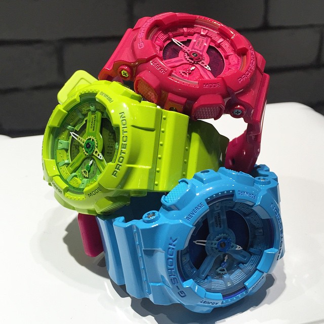 CASIO G-SHOCK นาฬิกาข้อมือ นาฬิกากันน้ำ นาฬิกาของแท้ ประกันศูนย์ CMG 1 ปี รุ่น GMA-S110CC-4 นาฬิกาสีชมพู
