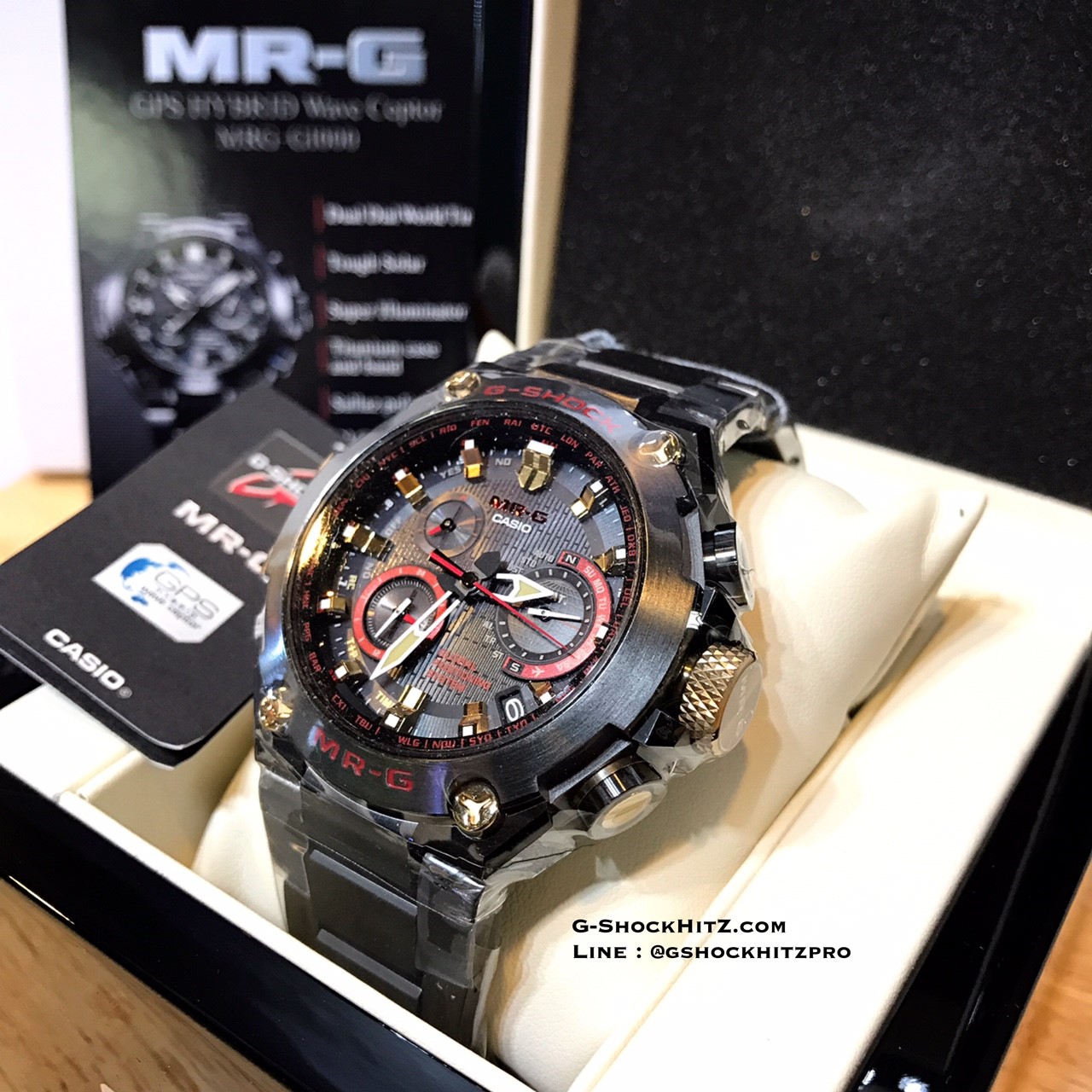 CASIO MID YEAR SALE G-SHOCK พร้อมส่ง นาฬิกาข้อมือ นาฬิกากันน้ำ นาฬิกาของแท้ ประกันศูนย์ CMG 1 ปี รุ่น MRG-G1000B-1A4 นาฬิกาสีดำ