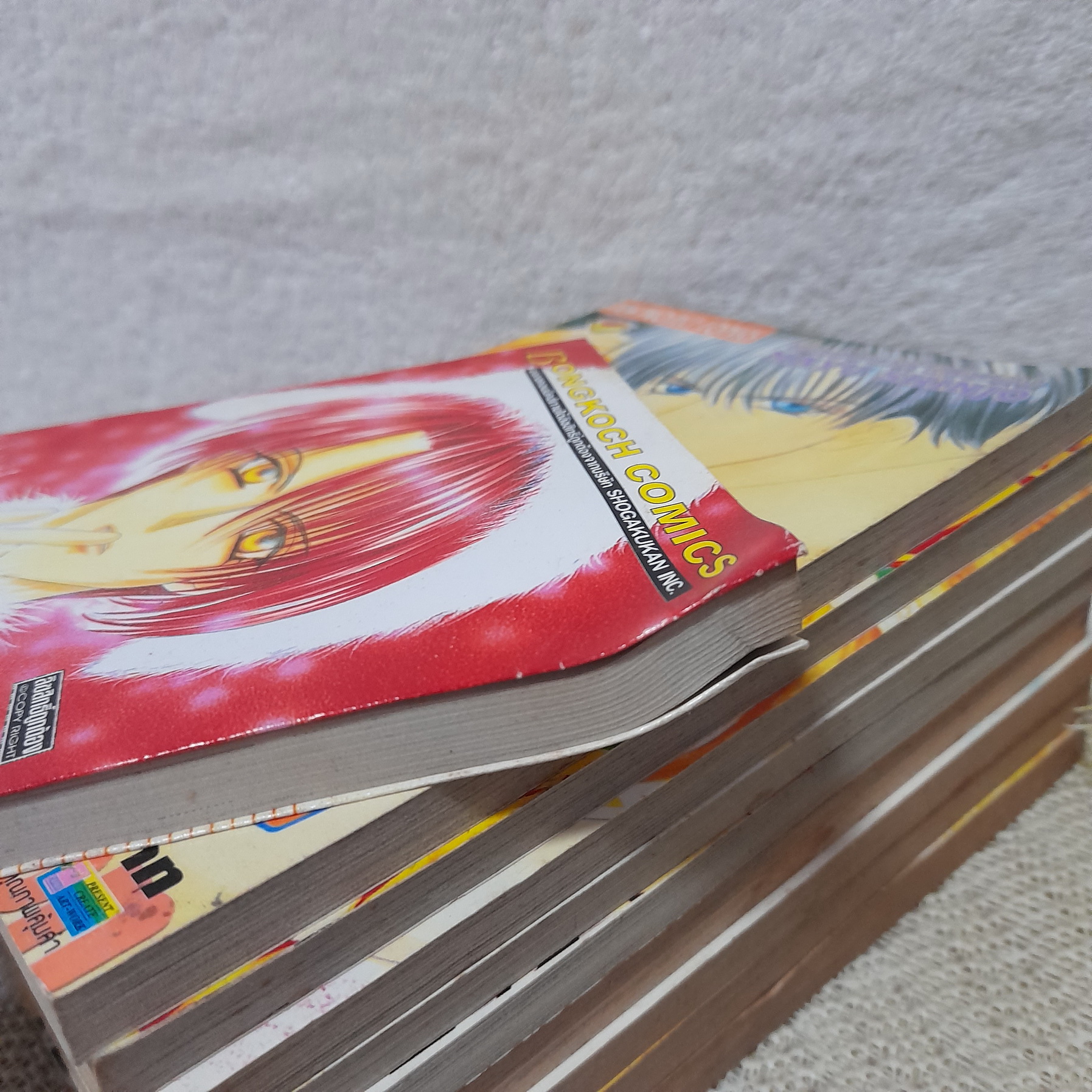 ขยับร็อค เขย่ารัก (พิมพ์ผสม) : เล่ม 1,3-10 (สนพ. New Project) + ต่อด้วย จังหวะร็อคดนตรีรัก เล่ม 12 ,15-17 จบ (สนพ.บงกช) / Mayu Shinjo