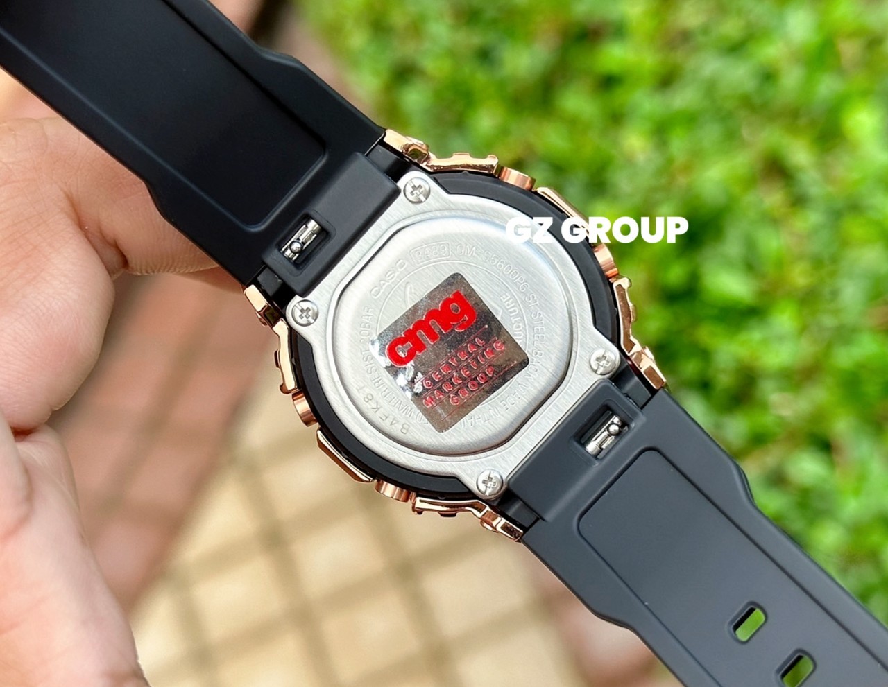 CASIO MID YEAR SALE G-SHOCK พร้อมส่ง นาฬิกาข้อมือ นาฬิกากันน้ำ นาฬิกาของแท้ ประกันศูนย์ CMG 1 ปี รุ่น GM-S5600PG-1 นาฬิกาสีดำ