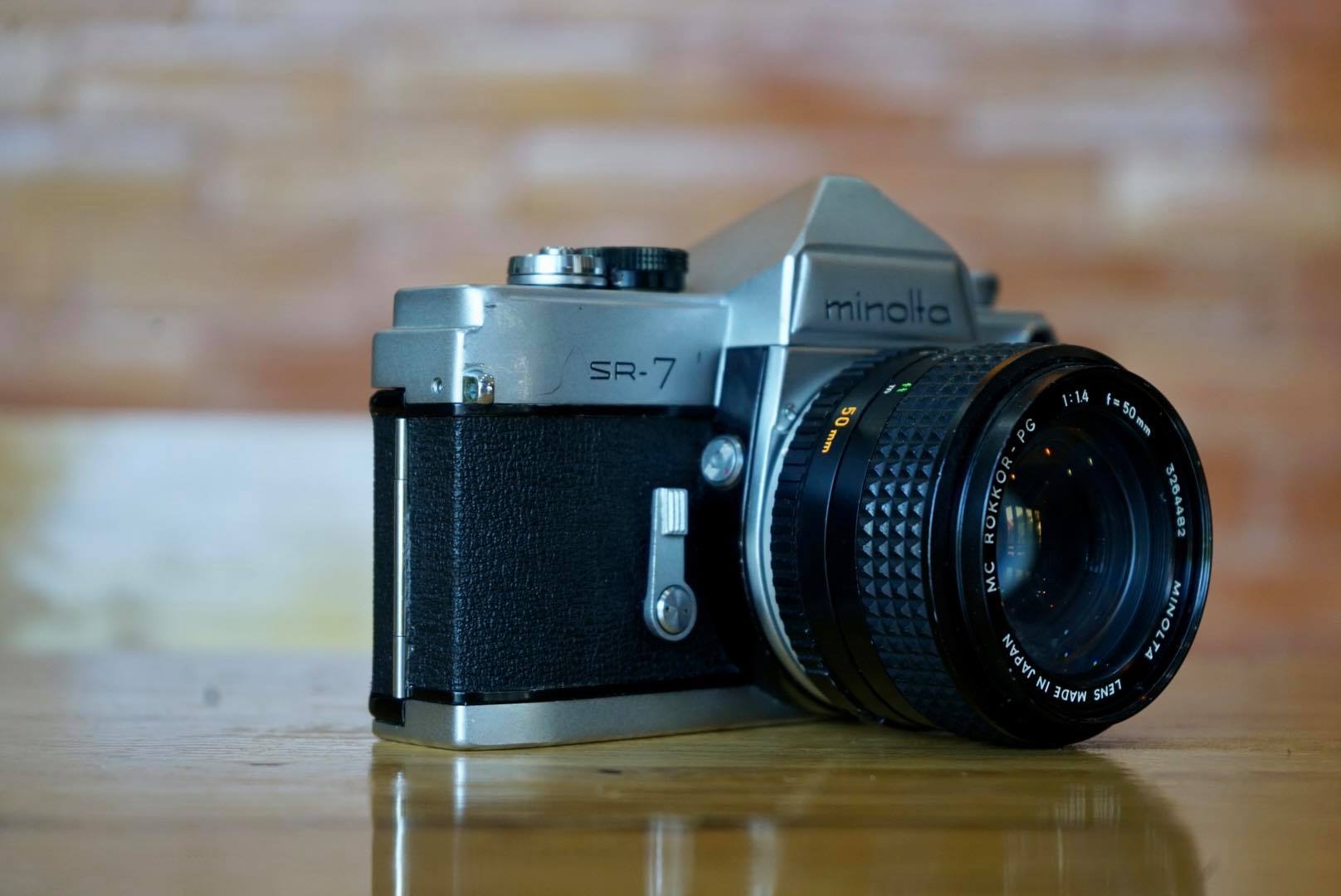 MINOLTA SR-7 MINOLTA MC ROKKOR-PG 50MM.F1.4