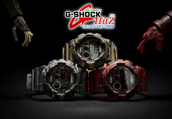 CASIO MID YEAR SALE G-SHOCK นาฬิกาข้อมือ นาฬิกากันน้ำ นาฬิกาของแท้ ประกันศูนย์ CMG 1 ปี รุ่น GD-120CM-5A นาฬิกาสีน้ำตาล