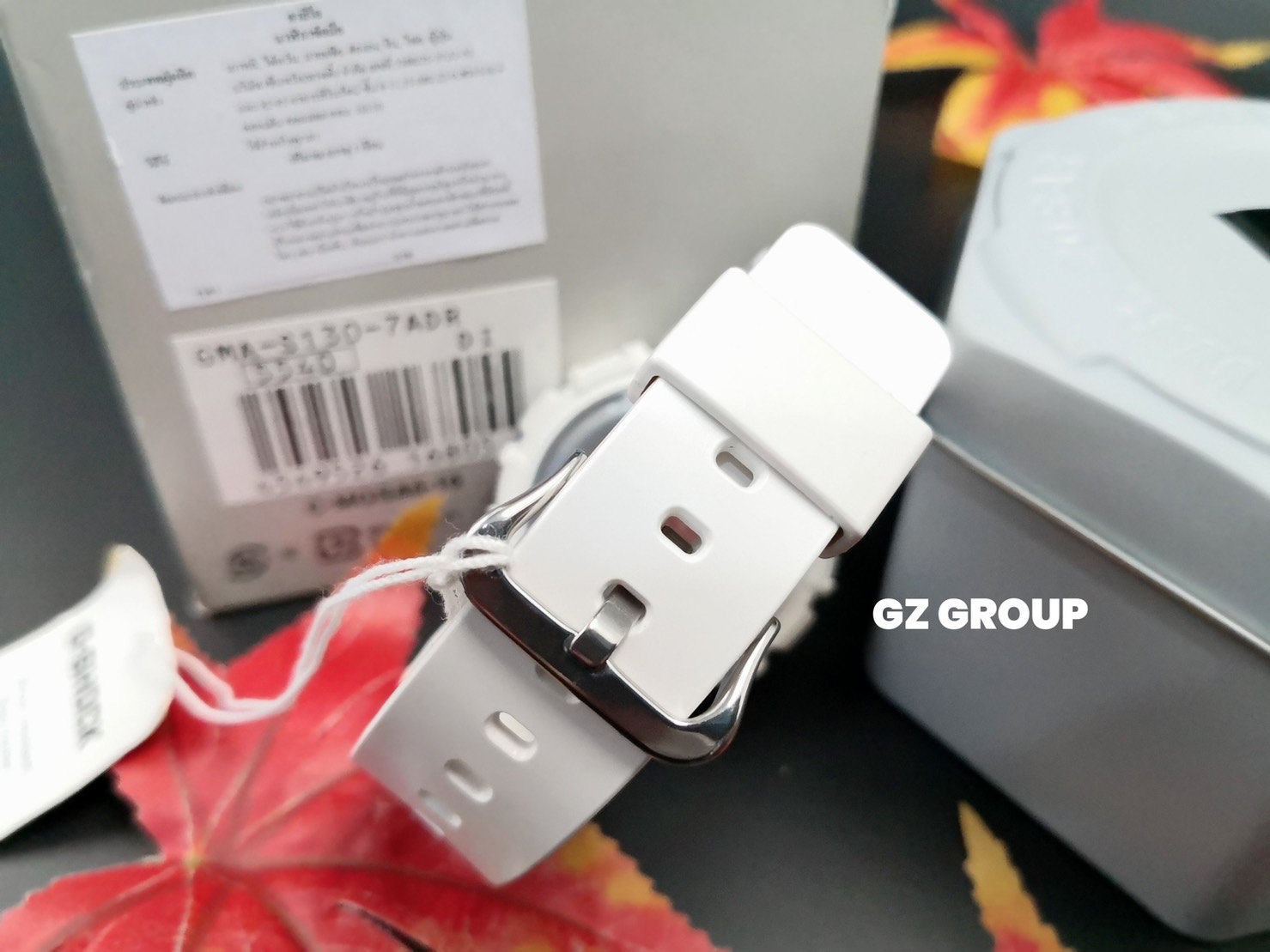 CASIO G-SHOCK นาฬิกาข้อมือ นาฬิกากันน้ำ นาฬิกาของแท้ ประกันศูนย์ CMG 1 ปี รุ่น GMA-S130-7A นาฬิกาสีขาว