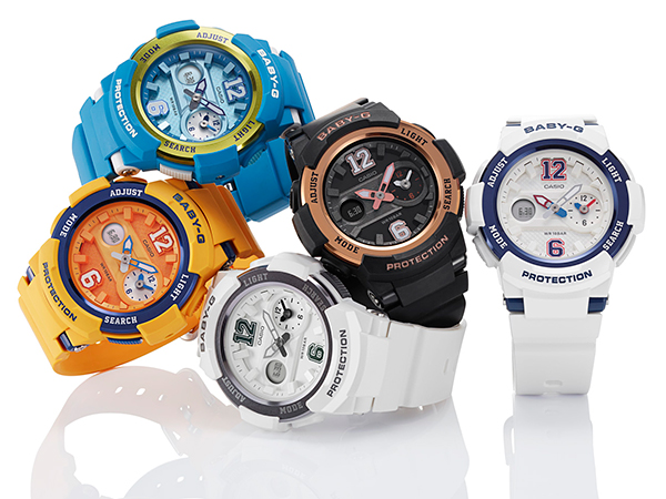 CASIO BABY-G นาฬิกาข้อมือ นาฬิกากันน้ำ นาฬิกาของแท้ ประกันศูนย์ CMG 1 ปี รุ่น BGA-210-1B นาฬิกาสีดำ