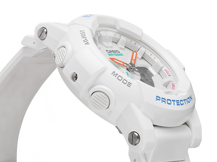 CASIO BABY-G นาฬิกาข้อมือ นาฬิกากันน้ำ นาฬิกาของแท้ ประกันศูนย์ CMG 1 ปี รุ่น BGA-185-7A นาฬิกาสีขาว