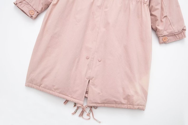 เสื้อโค้ทฮูท BERSHKAกันหนาว Parka สีชมพูอ่อน แต่งขนเฟอร์ ซับขนอุ่นด้านใน (เฟอร์ & ขนอุ่นด้านใน ถอดได้คะ) ดลบได้เลยคะ Size XS/S/M/ L/XL/XXL เขียว