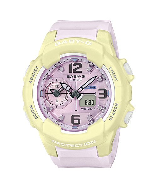 CASIO BABY-G นาฬิกาข้อมือ นาฬิกากันน้ำ นาฬิกาของแท้ ประกันศูนย์ CMG 1 ปี รุ่น BGA-230PC-9B นาฬิกาสีม่วง