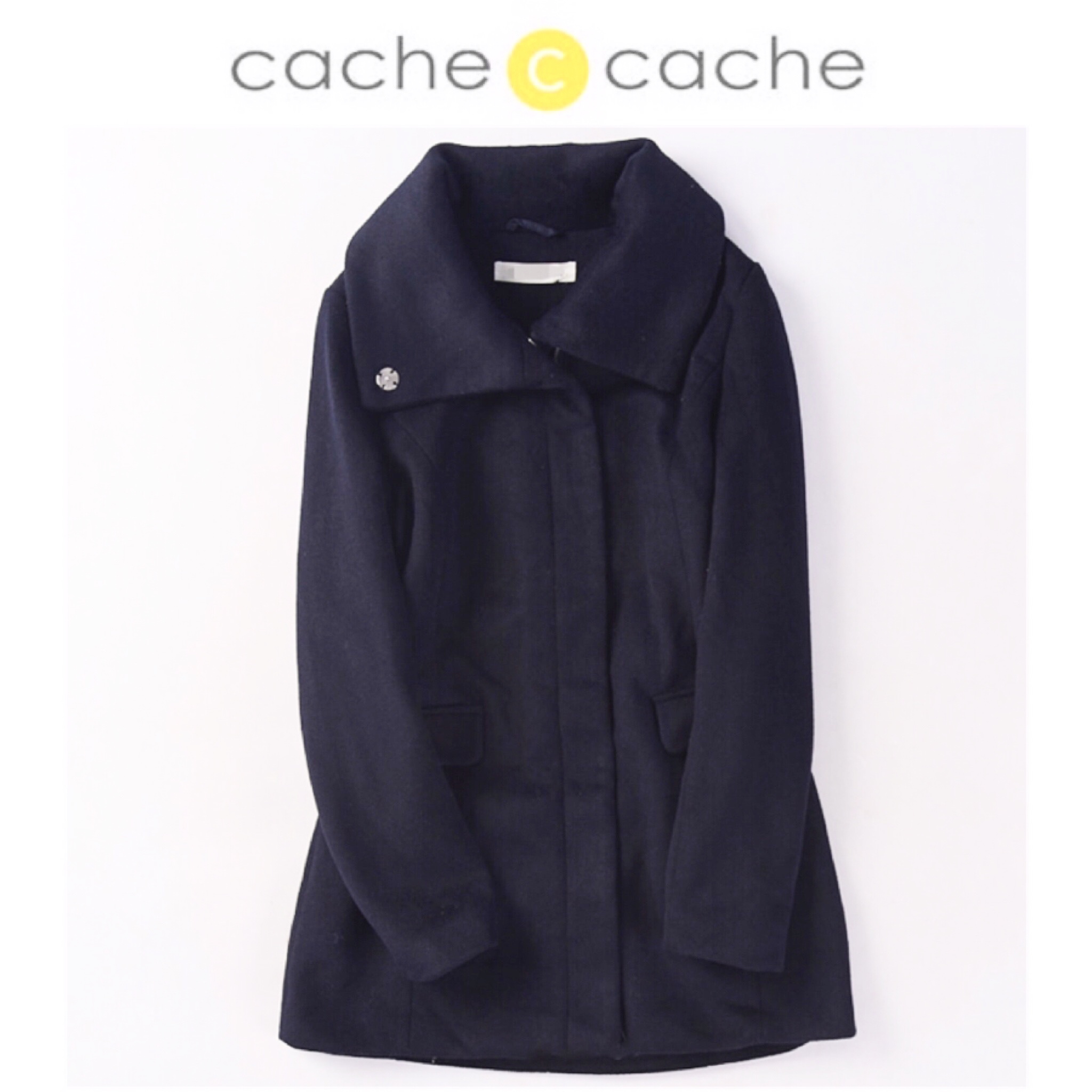 เสื้อโค้ท เสื้อกันหนาวสักหลาดวูล แบรนด์ cache cacheงานพรีเมี่ยมเกรดคะ•ขนเฟอร์ ถอดใส่ได้คะ•ขนเฟอร์ถอดใส่ได้คะ สำเนา สำเนา สำเนา สำเนา สำเนา สำเนา สำเนา น้ำเงินกรม